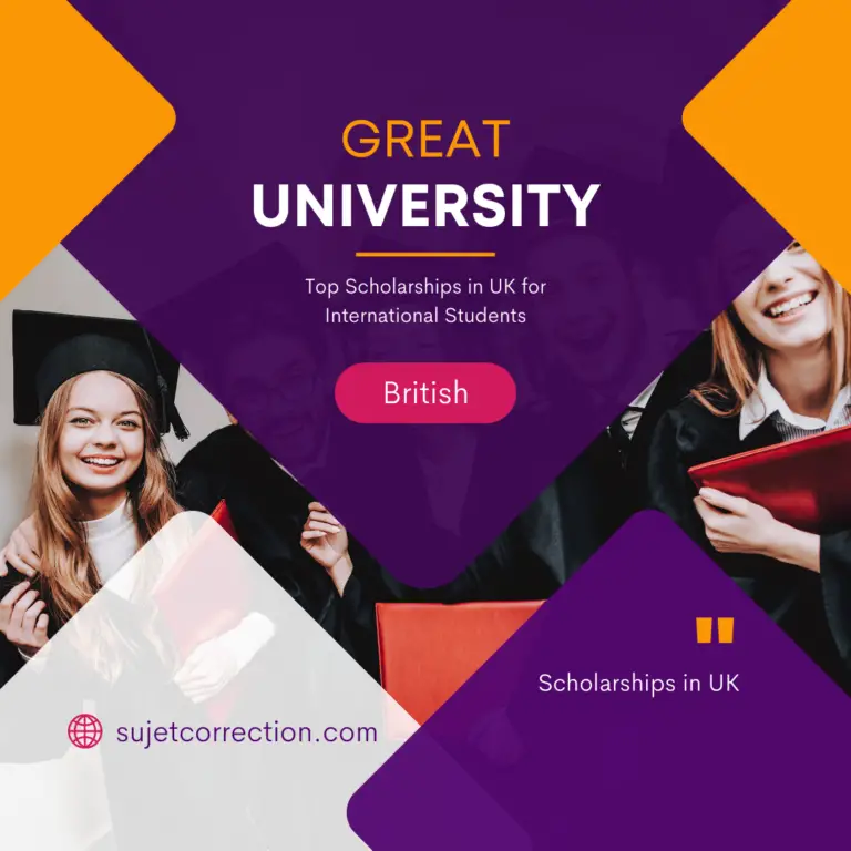 Bourses d’études aux UK