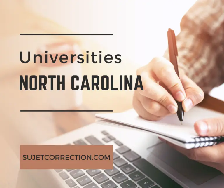Universities North Carolina